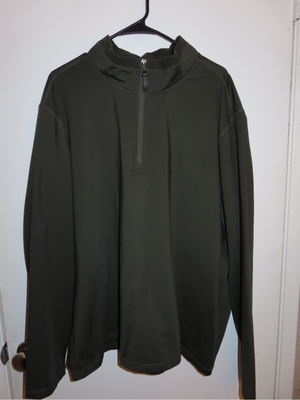 32 Degrees Olive Green Lightweight Half-Zip Shirt Jacket